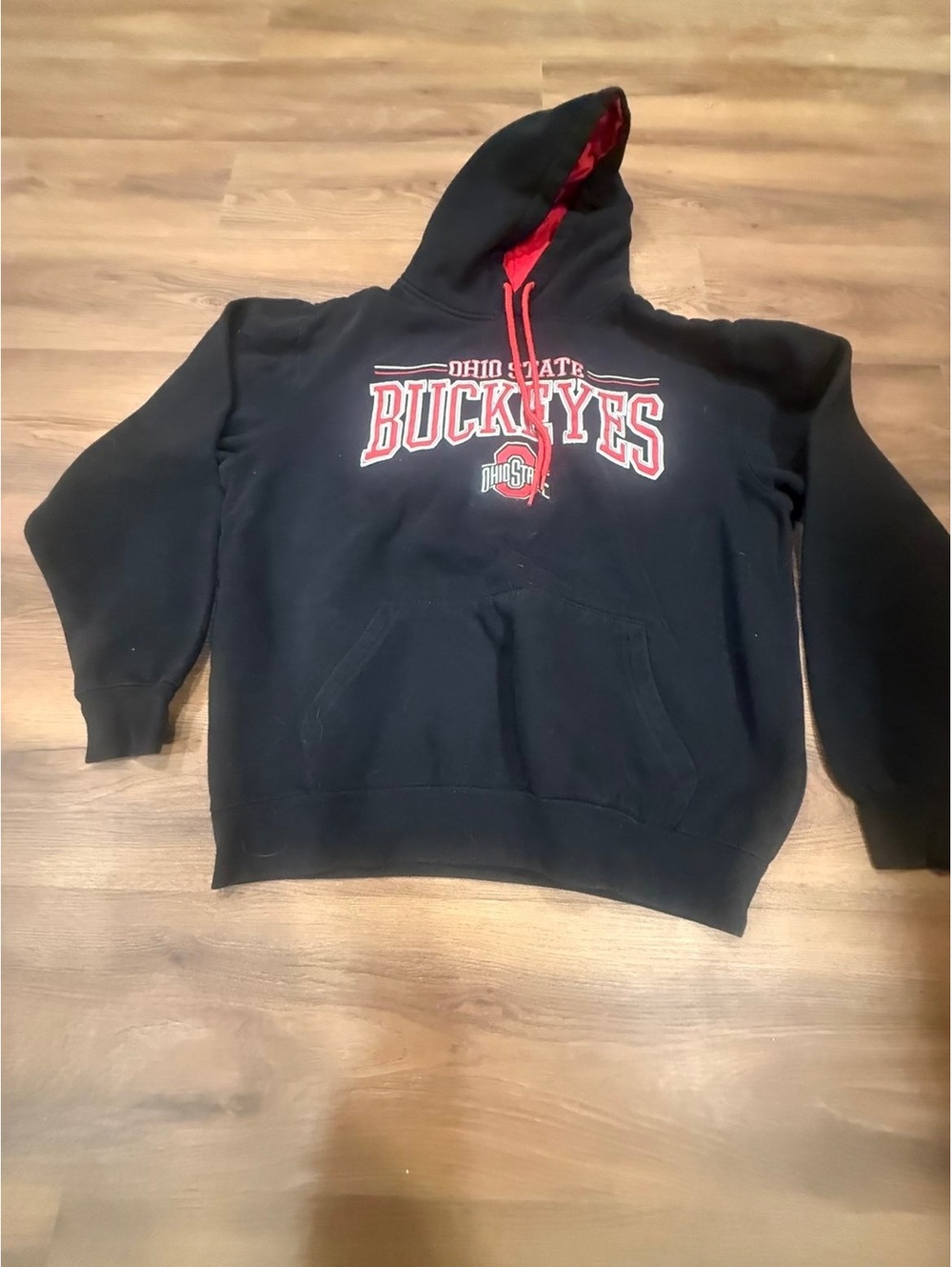 Colosseum Ohio State Buckeyes Black Pullover Hoodie
